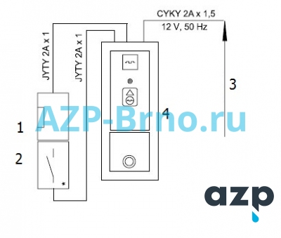 Жетонный автомат для открывания двери ZAD 1 AZP Brno Чехия (фото, схема)